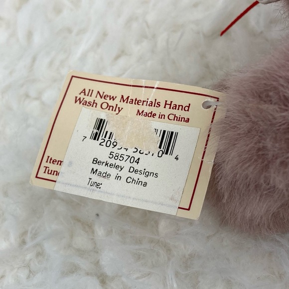 Berkeley Designs Tiny Angel Bear Plush Ornament Stuffed Animal 6” 1996 - Picture 9 of 13
